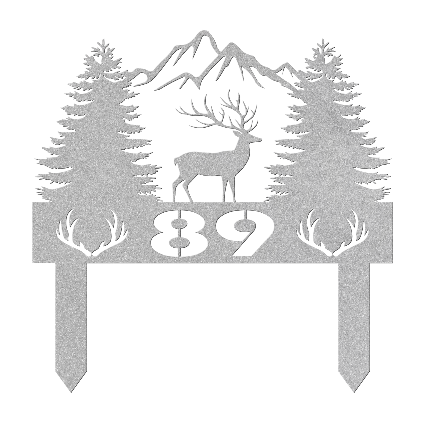 Deer_With_Mountain_And_Pines_Metal_Sign_Silver_Transparent_Mockup.png