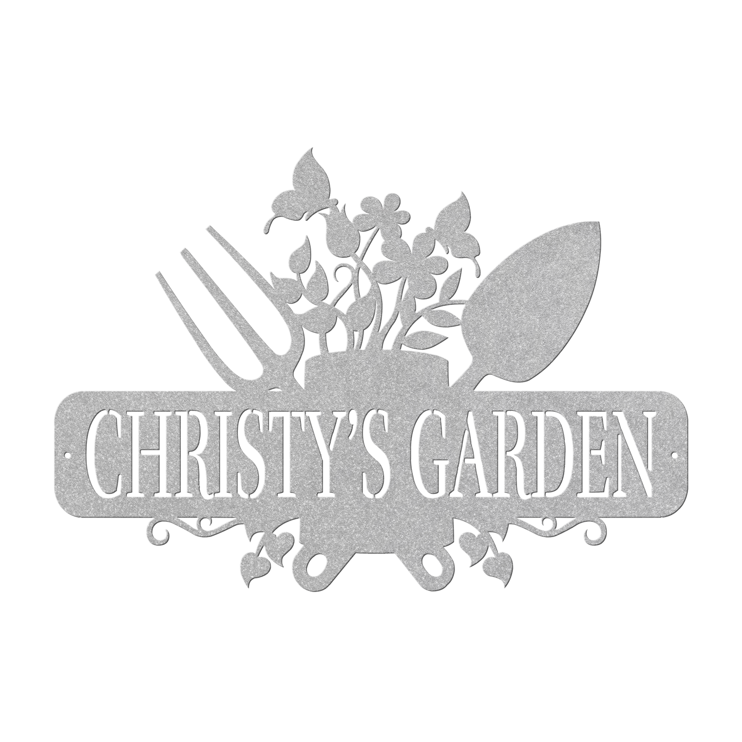 Garden_Tools_With_Butterflies_Metal_Sign_Silver_Transparent_Mockup.png