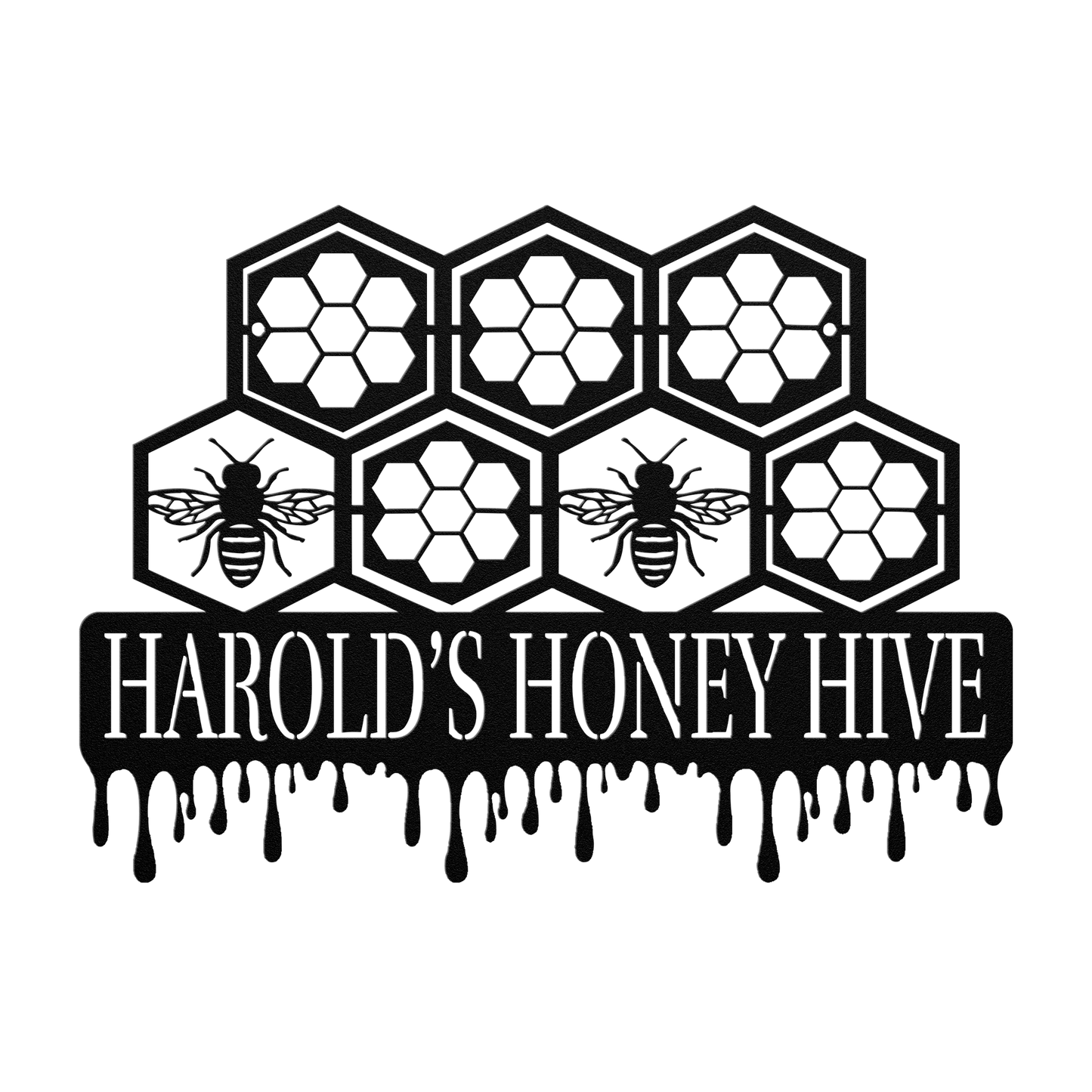Honeycomb_Metal_Sign_Black_Transparent_Mockup.png