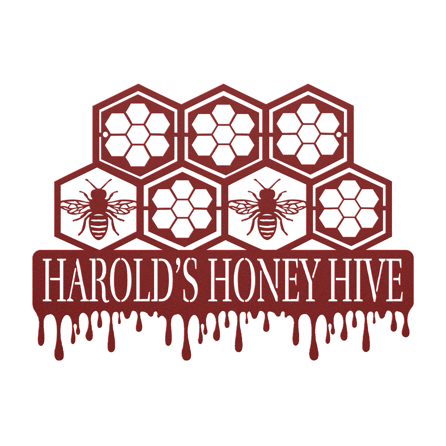 Honeycomb_Metal_Sign_Red_Transparent_Mockup.png