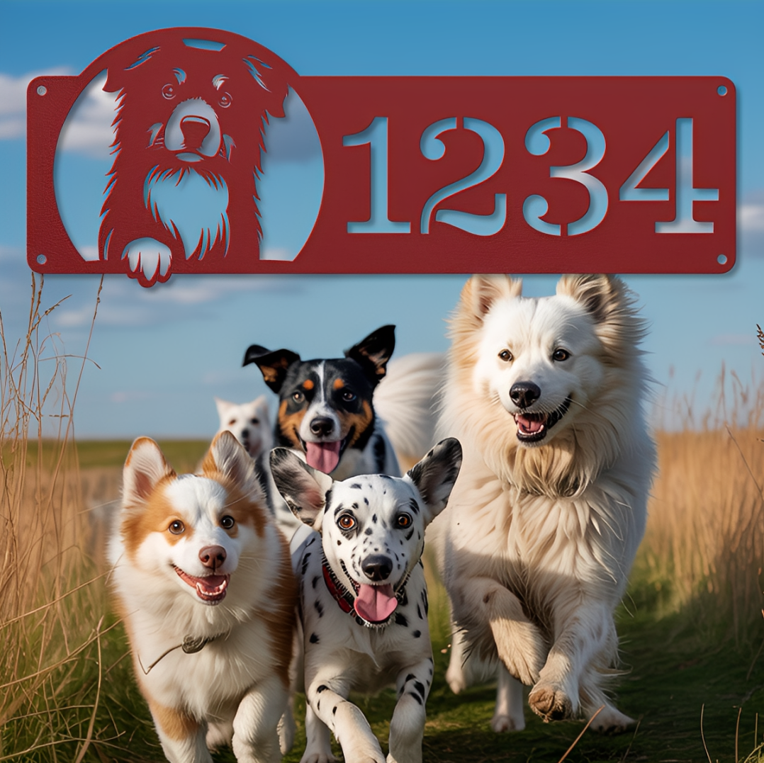 Dog Address Sign