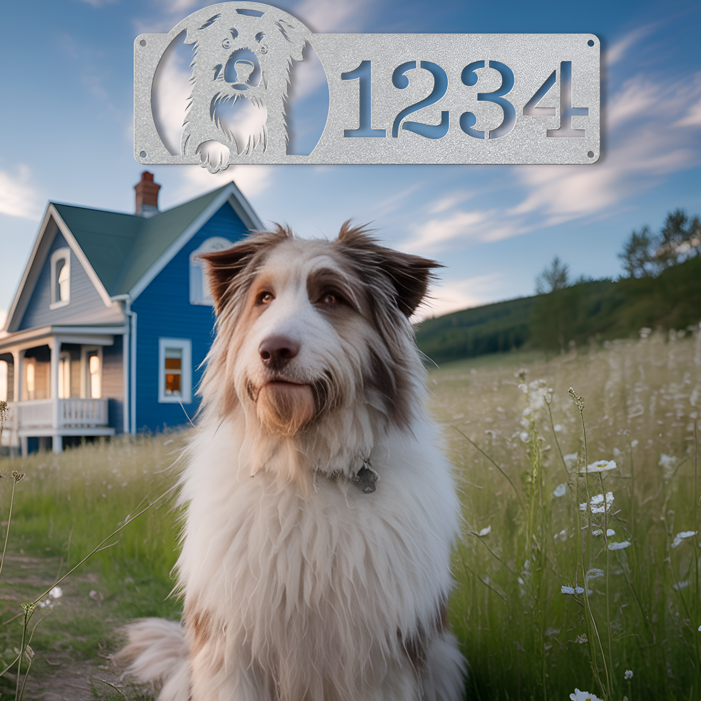 Dog Address Sign
