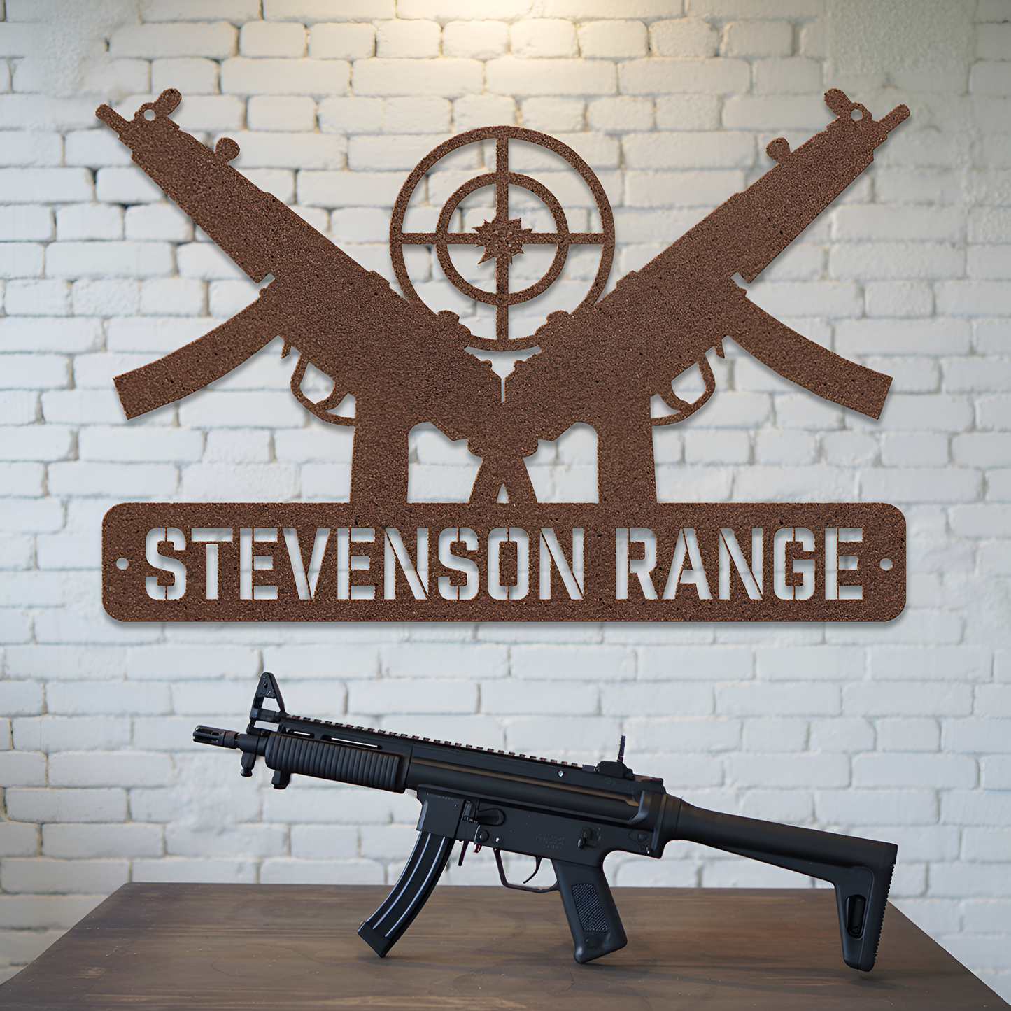 MP5 Metal Sign
