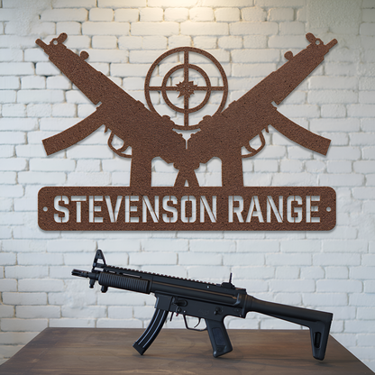 MP5 Metal Sign