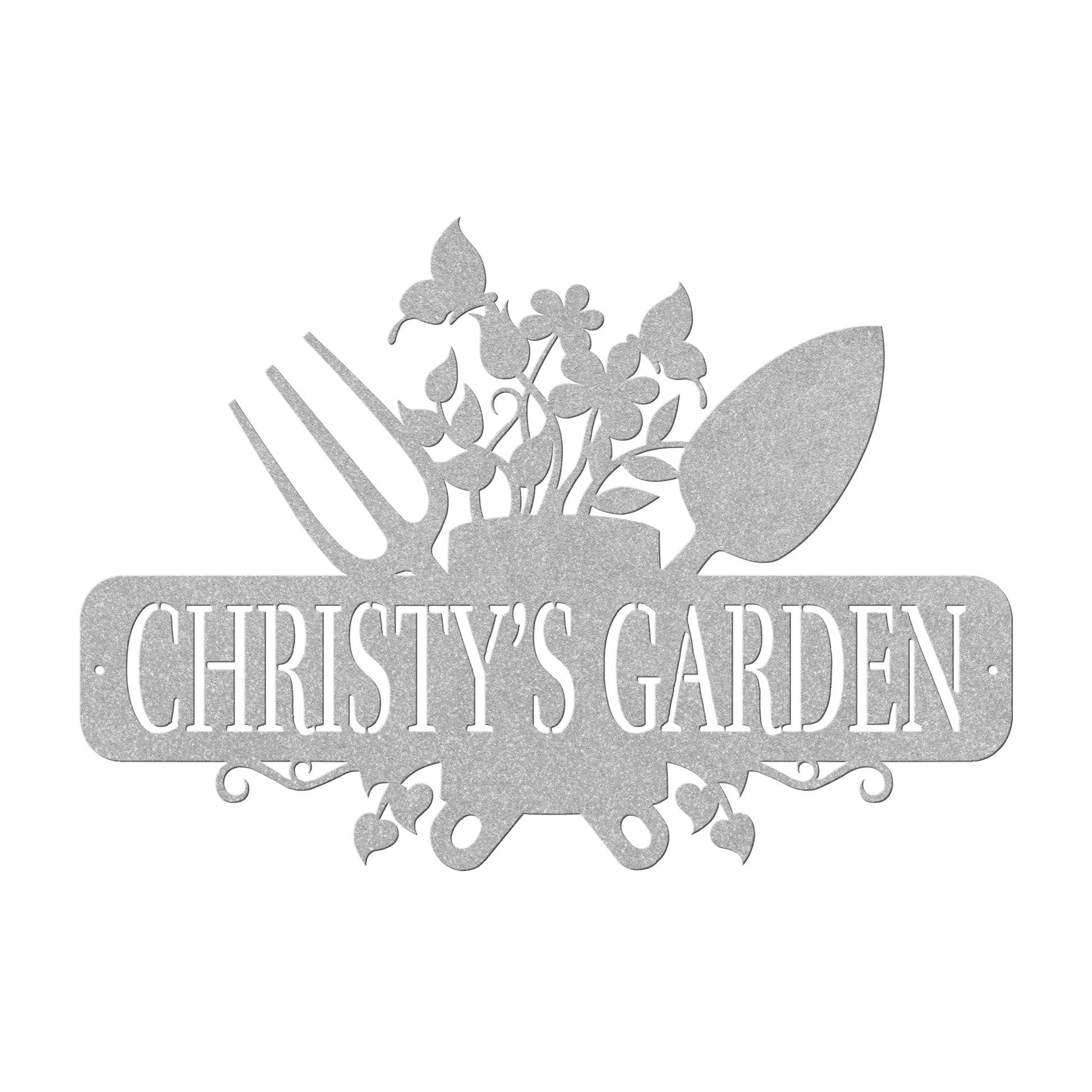 Garden_Tools_With_Butterflies_Metal_Sign_Silver_Transparent_Mockup.png