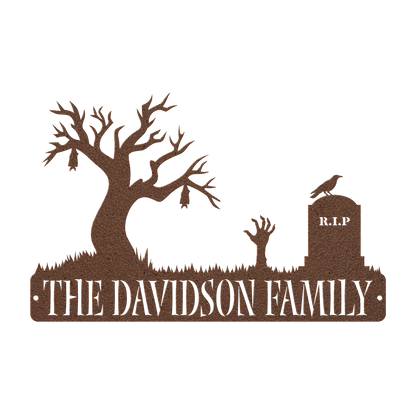 Graveyard_Halloween_Metal_Sign_Copper_Transparent_Mockup.png