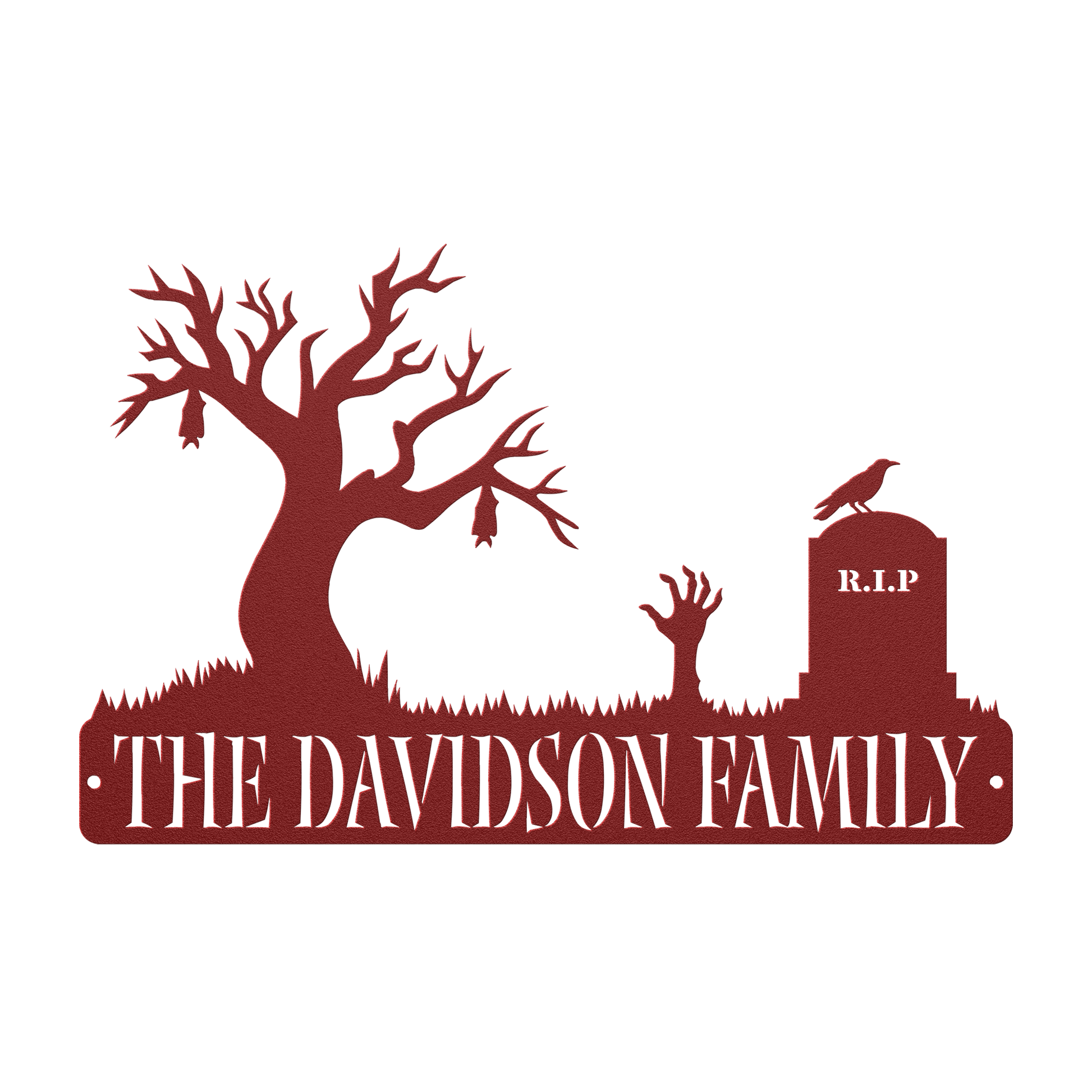 Graveyard_Halloween_Metal_Sign_Red_Transparent_Mockup.png