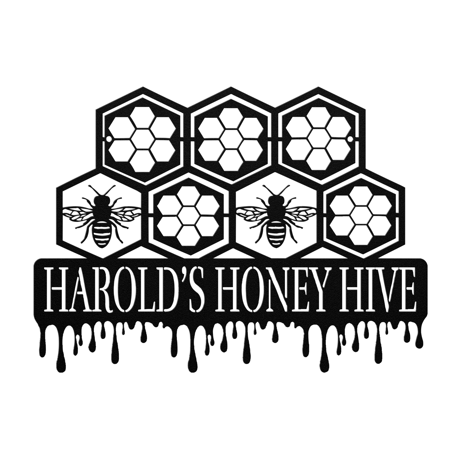 Honeycomb_Metal_Sign_Black_Transparent_Mockup.png