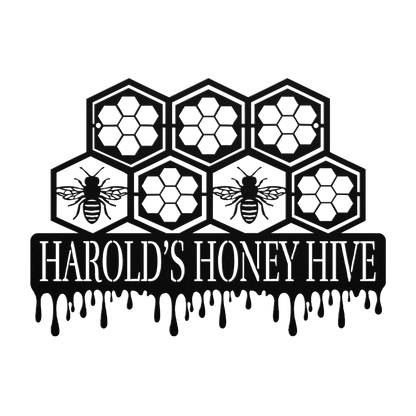 Honeycomb_Metal_Sign_Black_Transparent_Mockup.png