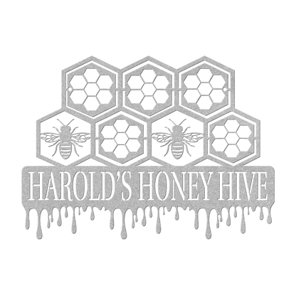 Honeycomb_Metal_Sign_Silver_Transparent_Mockup.png