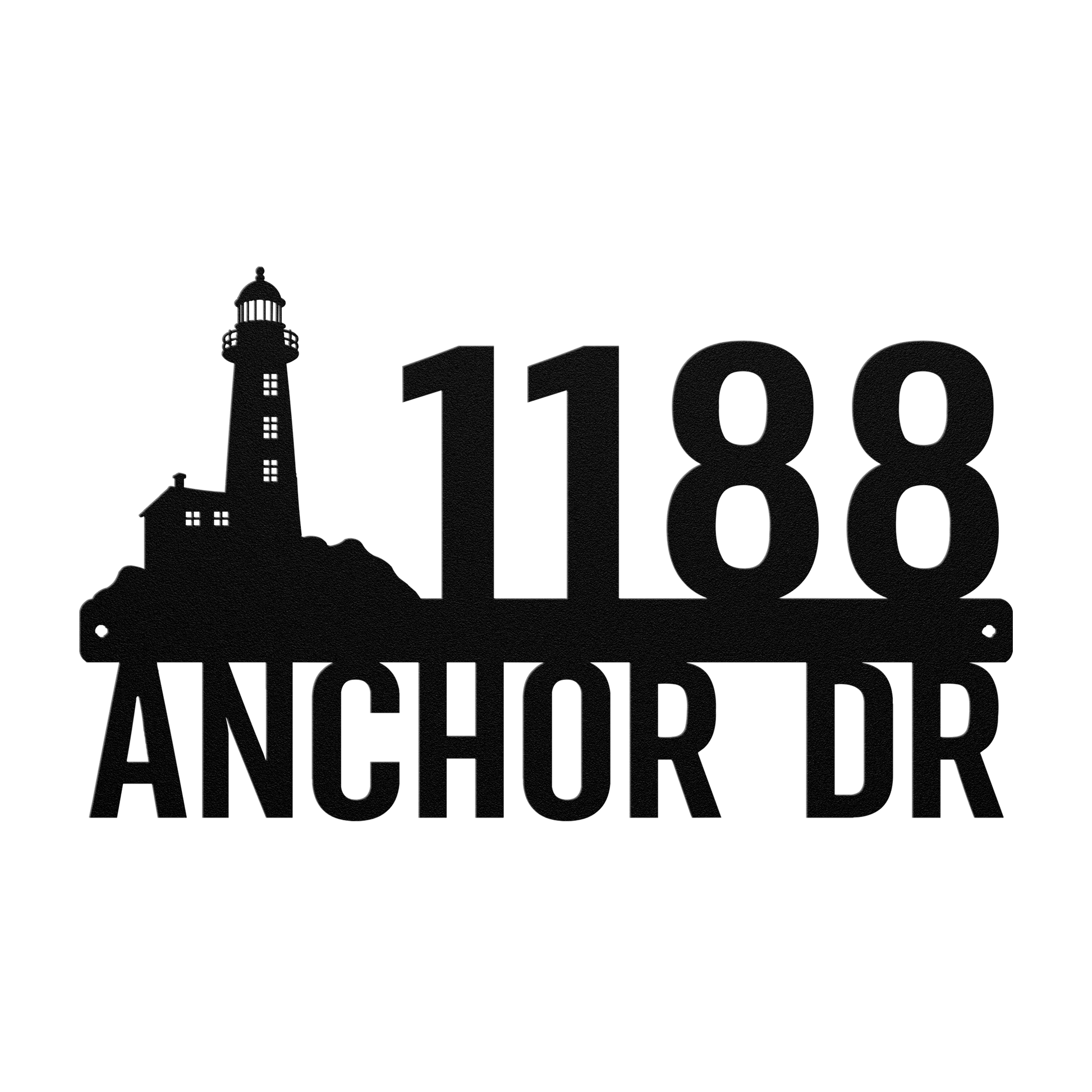 Lighthouse_Address_Metal_Sign_Black_Transparent_Mockup.png