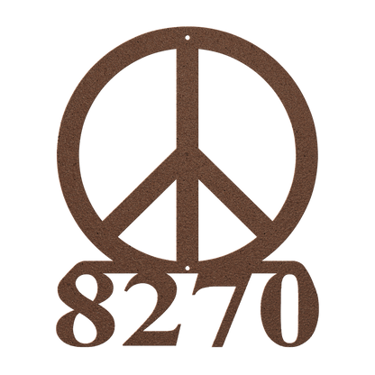 Peace_Sign_Address_Metal_Sign_Copper_Transparent_Mockup.png