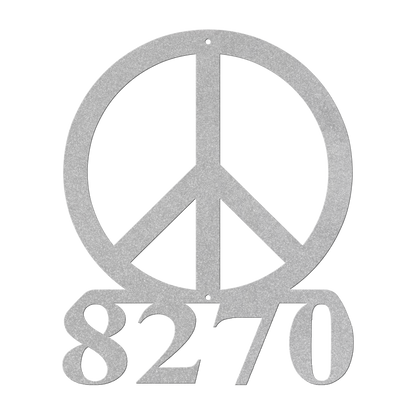 Peace_Sign_Address_Metal_Sign_Silver_Transparent_Mockup.png