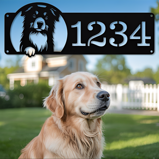 Dog Address Sign