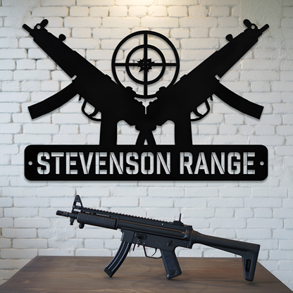 MP5 Metal Sign