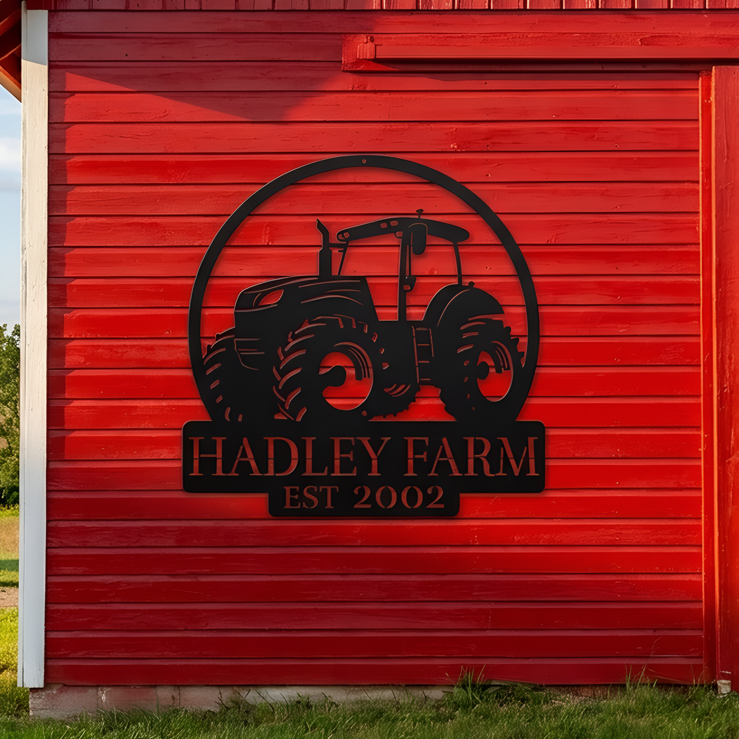 Tractor Metal Sign