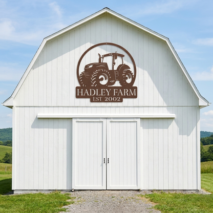 Tractor Metal Sign