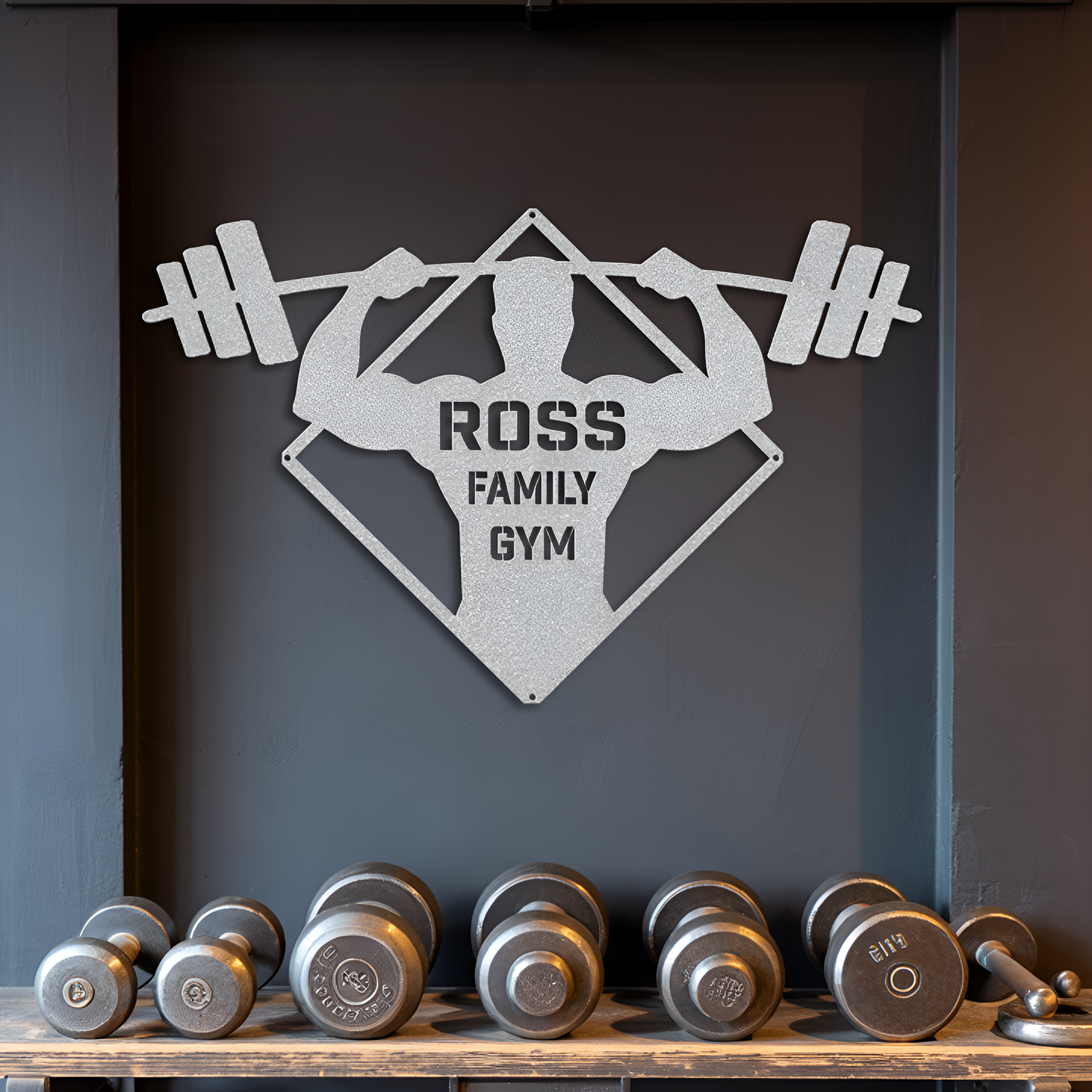 Bodybuilder Metal Sign