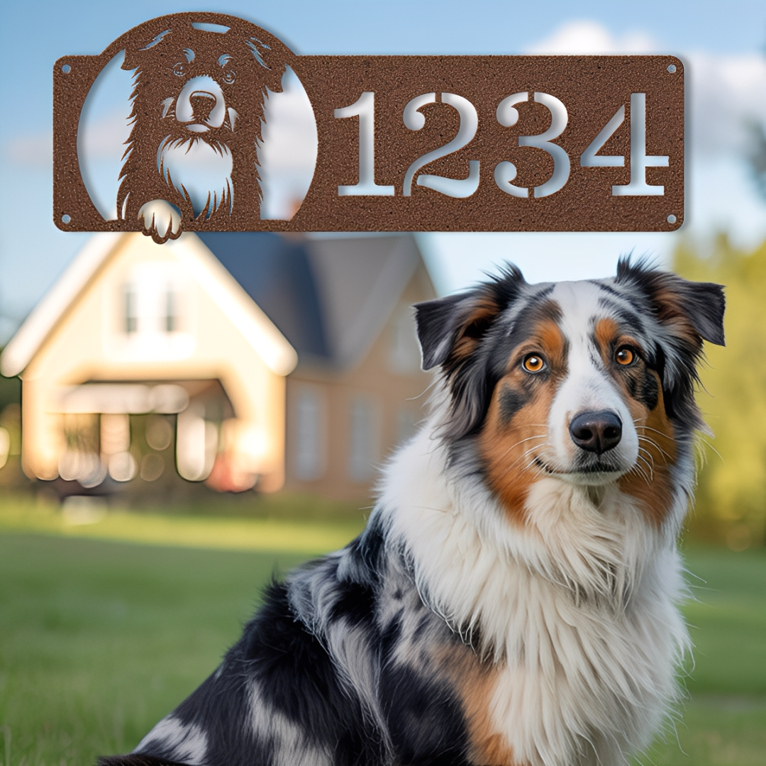 Dog Address Sign