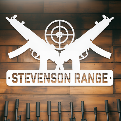 MP5 Metal Sign