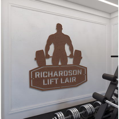 Bodybuilder #2 Metal Sign