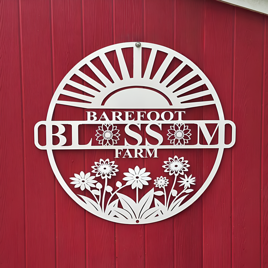 (Custom Design) Barefoot Blossom Farm