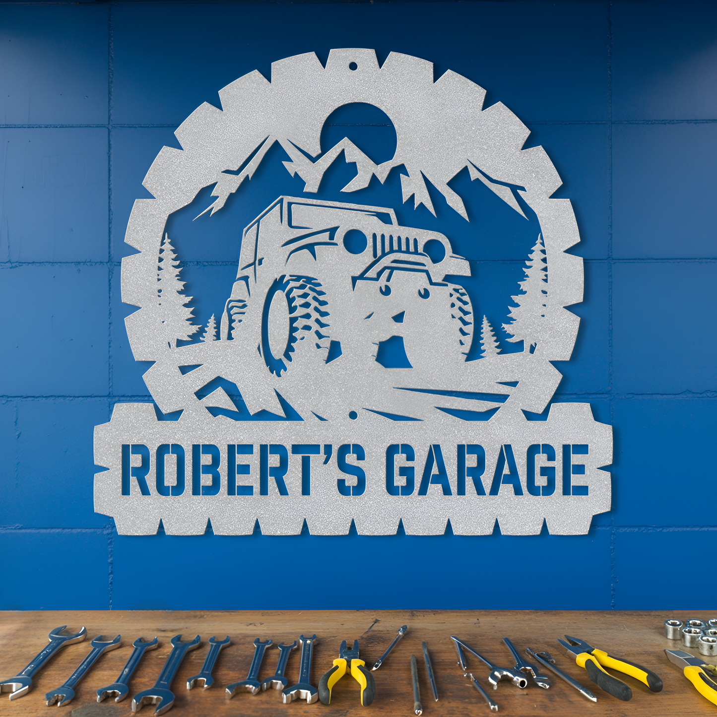 Off-Road Garage Metal Sign