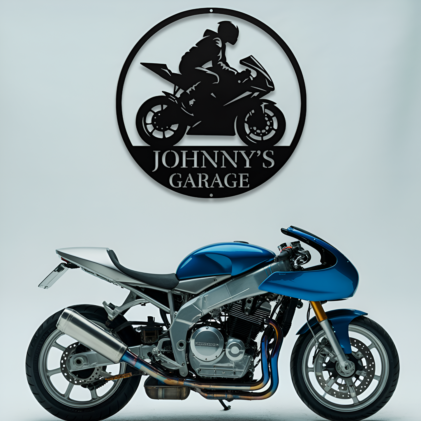 Crotch Rocket Metal Sign