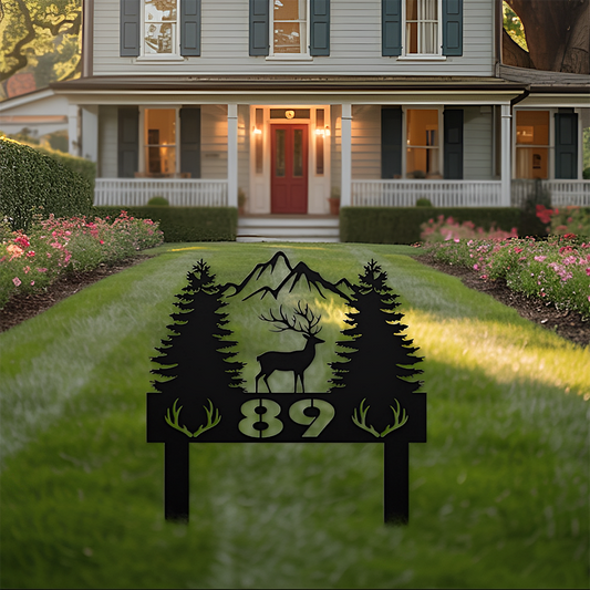 Wilderness Address Metal Sign