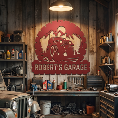 Off-Road Metal Sign