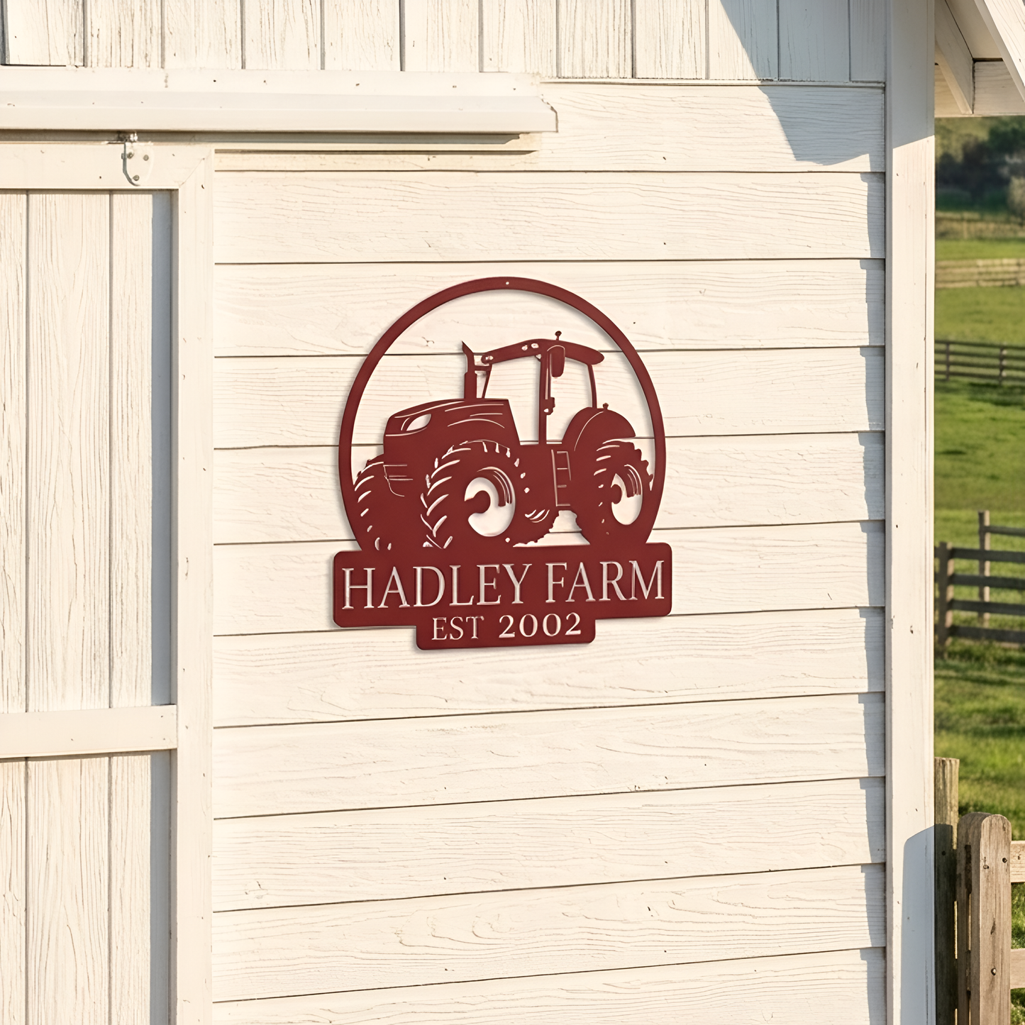 Tractor Metal Sign