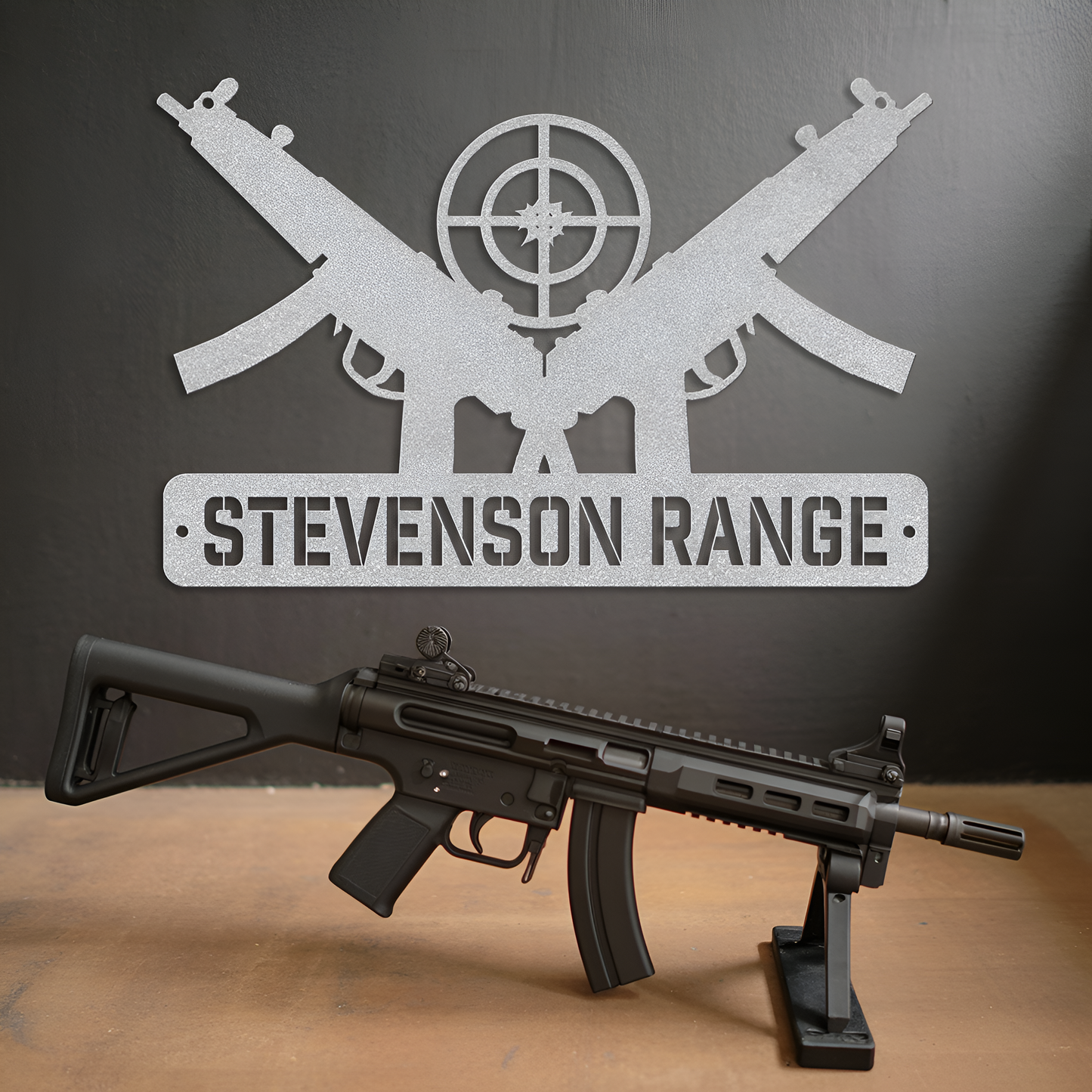 MP5 Metal Sign