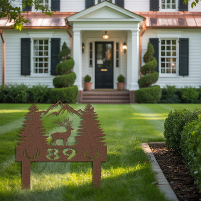 Wilderness Address Metal Sign