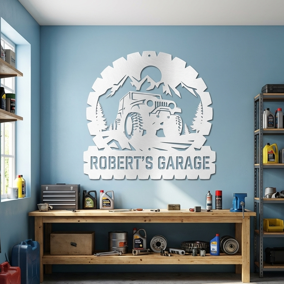 Off-Road Metal Sign